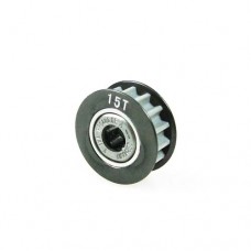 3racing (#3RAC-3PYW/15) Aluminum Center One Way Pulley Gear T15