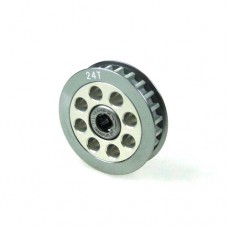 3racing (#3RAC-3PYW/24) Aluminum Center One Way Pulley Gear T24