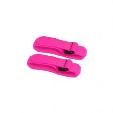 3racing (#3RAC-BB03/FP) Short Battery Straps (20cm) - Fluorescent Pink
