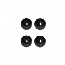3racing (#M4WD-04/BK) 6mm Damper Ball (black)