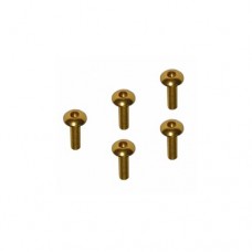 3racing (#M4WD-20/GO) M2 x 8 Scoket Buttom Screw (Gold)