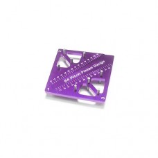 3racing (#ST-007/PU) Pinion & Camber Gauge - Purple