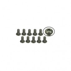 3racing (#TS-BSM306M) M3 x 6 Titanium Button Head Hex Socket - Machine (10 Pcs)