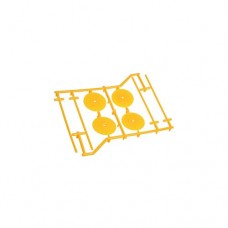 3racing (#WH-06/YE) 1/10 Type Set Holder (4 pcs) - Yellow