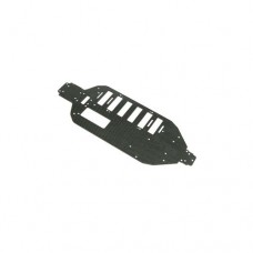 3racing (#ZX5-21/WO) Graphite Main Chassis For Lazer ZX-05